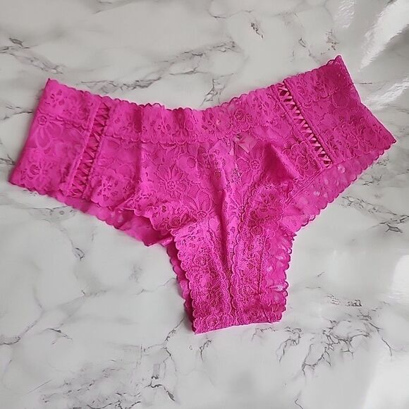 3 Victoria's Secret Very Sexy Lace Cheeky Panty L - Picture 10 of 15